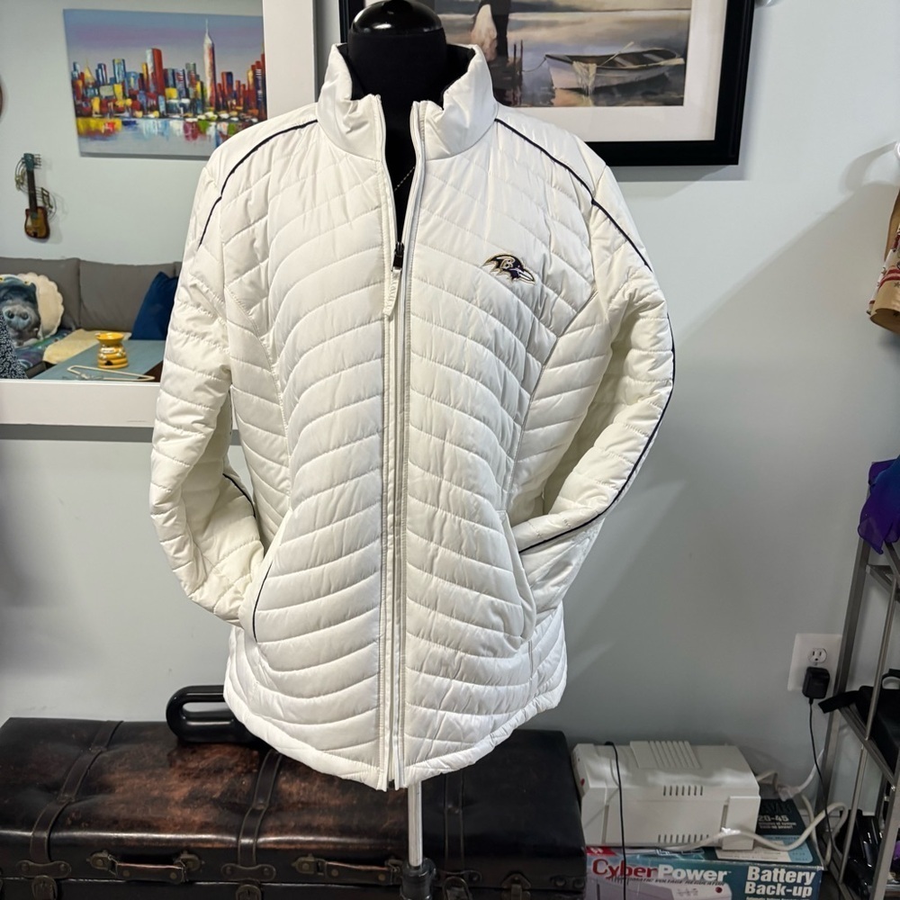 ❤️Baltimore Ravens NFL Quilted Jacket-XL